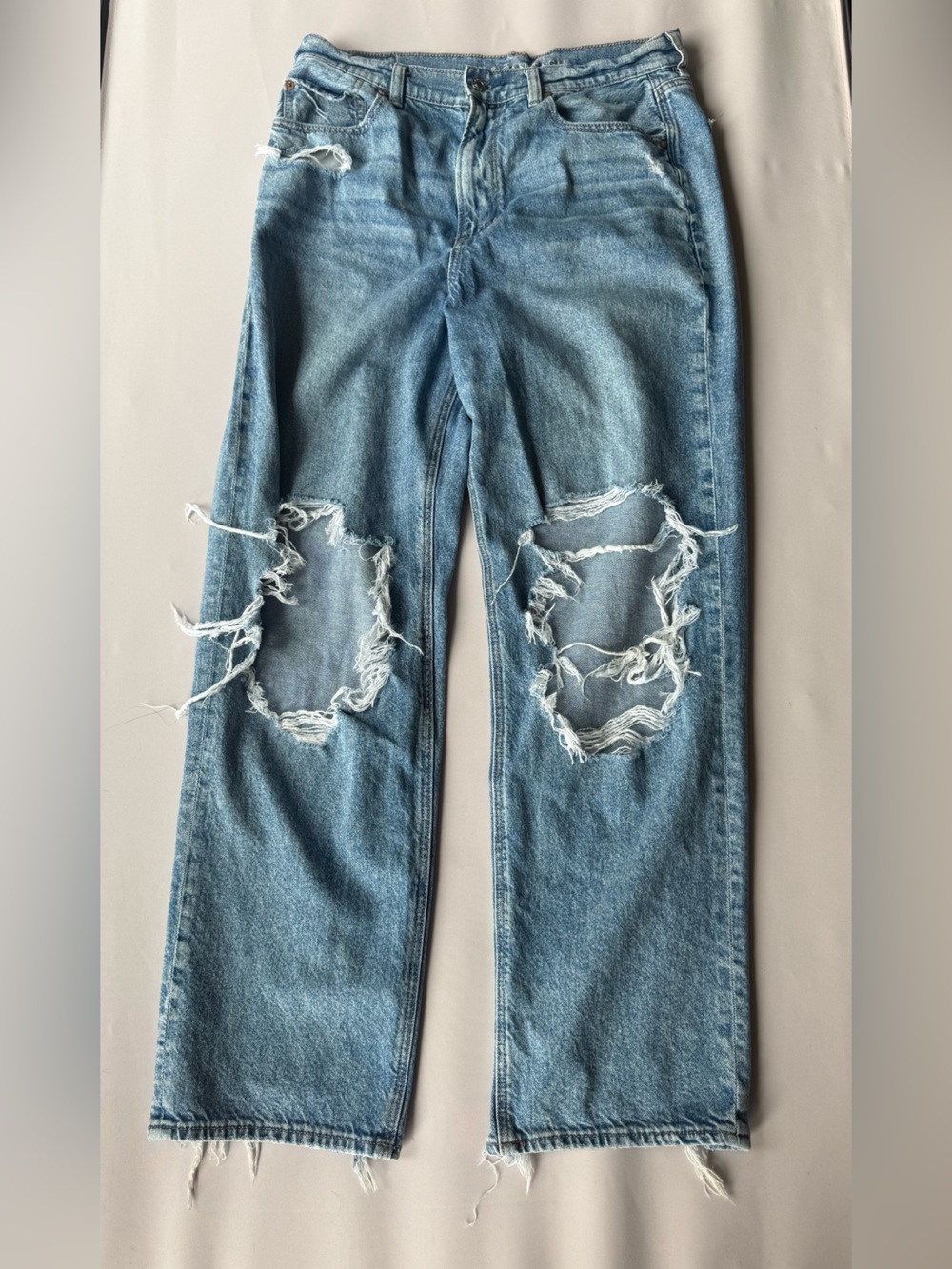 Blue Distressed Women’s Jeans